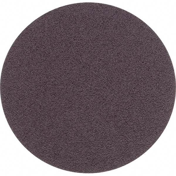 Superior Abrasives - 6" Diam, 40 Grit Aluminum Oxide Adhesive PSA Disc - Coarse Grade, Brown, Cloth Backing, Flexible - Caliber Tooling