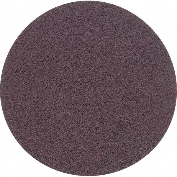 Superior Abrasives - 5" Diam, 60 Grit Aluminum Oxide Adhesive PSA Disc - Medium Grade, Brown, Cloth Backing, Flexible - Caliber Tooling