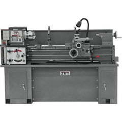 Jet - 13" Swing, 40" Between Centers, 230 Volt, Single Phase Bench Lathe - 2 hp, 60 to 1,240 RPM, 1-3/8" Bore Diam, 28-1/2" Deep x 30" High x 79" Long - Caliber Tooling