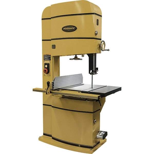 Powermatic - 24" Throat Capacity, Step Pulley Vertical Bandsaw - 2,500/4,800 SFPM, 5 hp, Three Phase - Caliber Tooling