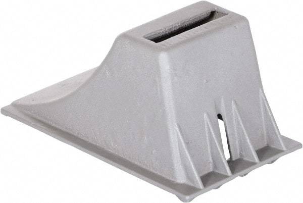 Vestil - 8-1/2" Wide x 8-1/2" High x 15-1/4" Deep, Steel Wheel Chock - Caliber Tooling