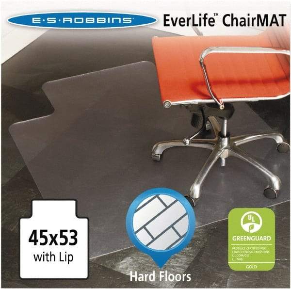 ES Robbins - 53" Long x 45" Wide, Chair Mat - Rectangular, Straight Edge Style - Caliber Tooling