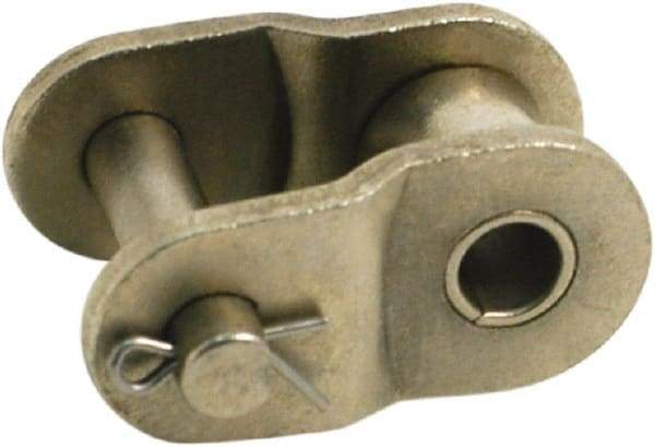 Tritan - 1-1/4" Pitch, ANSI 100, Roller Chain Offset Link - For Use with Single Strand Chain - Caliber Tooling