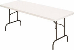 ALERA - 30" Long x 60" Wide x 29" High, Folding Table - Platinum - Caliber Tooling