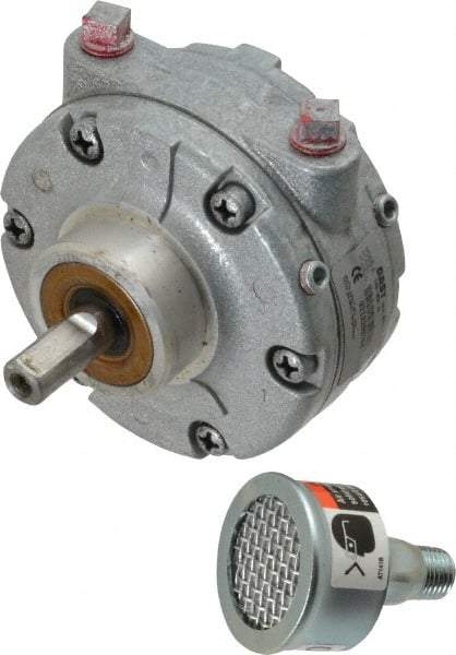 Gast - 3/4 hp Clockwise Hub Air Actuated Motor - 3,000 Max RPM, 1.13" Shaft Length, 4.94" OAL, 1/2" Shaft Diam - Caliber Tooling