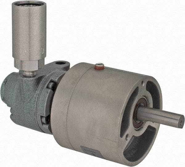 Gast - 1/3 hp Reversible Face Air Actuated Motor - 15:1 Gear Ratio, 350 Max RPM, 6.88" OAL, 1/2" Shaft Diam - Caliber Tooling