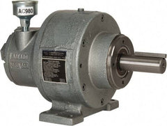 Gast - 1-1/2 hp Reversible Face/Foot Air Actuated Motor - 10:1 Gear Ratio, 300 Max RPM, 11.56" OAL, 1" Shaft Diam - Caliber Tooling