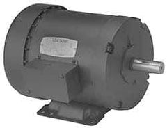 Leeson - 1/4 Max hp, 1,725 Max RPM, Electric AC DC Motor - 208-230/460 V Input, Three Phase, 48 Frame - Caliber Tooling