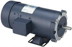 Leeson - 1 Max hp, 3,450 Max RPM, Electric AC DC Motor - 115, 208, 230 V Input, Single Phase, 56 Frame - Caliber Tooling