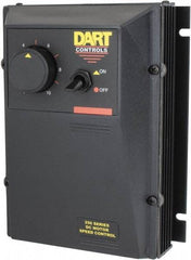 Dart Controls - 2 Max hp, 30 Max RPM, Electric AC DC Motor - 120, 240 V Input - Caliber Tooling