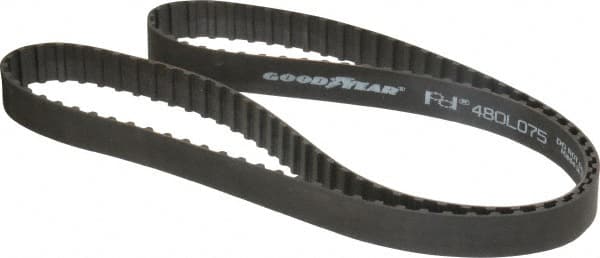 Continental ContiTech - Section L, 3/4" Wide, Timing Belt - Helanca Weave Stretch Nylon, L Series Belts Positive Drive, No. 480L - Caliber Tooling