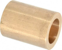 Made in USA - 1" Inside x 1-1/2" Outside Diam, Cast Bronze Sleeve Bearing - 2" OAL - Caliber Tooling