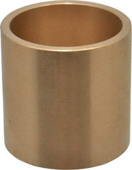 Made in USA - 1-1/2" Inside x 1-3/4" Outside Diam, Cast Bronze Sleeve Bearing - 1-3/4" OAL - Caliber Tooling