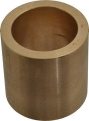 Made in USA - 1-1/2" Inside x 2" Outside Diam, Cast Bronze Sleeve Bearing - 2" OAL - Caliber Tooling