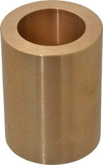 Made in USA - 1-1/2" Inside x 2-1/4" Outside Diam, Cast Bronze Sleeve Bearing - 3" OAL - Caliber Tooling