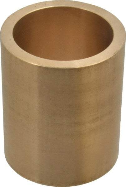 Made in USA - 2" Inside x 2-1/2" Outside Diam, Cast Bronze Sleeve Bearing - 3" OAL - Caliber Tooling