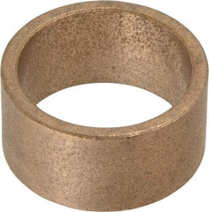 Boston Gear - 1-1/4" Inside x 1-1/2" Outside Diam, Oil Impregnated Bronze SAE-841 Sleeve Bearing - 3/4" OAL - Caliber Tooling