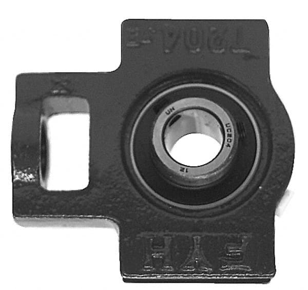 Value Collection - 3-3/8" Wide, Cast Iron Ball Bearing Take Up Unit - 1-15/32" Outside Diam - Caliber Tooling