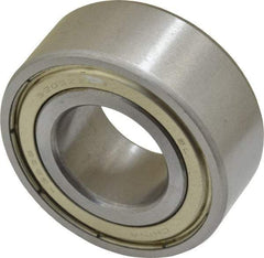 Tritan - 25mm Bore Diam, 52mm OD, Double Shield Angular Contact Radial Ball Bearing - 20.6mm Wide, 2 Rows, Round Bore, 3,200 Lb Static Capacity, 4,700 Lb Dynamic Capacity - Caliber Tooling