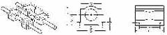 Pacific Bearing - 2" Inside Diam, Closed Twin Pillow Block Linear Bearing - 4-1/16" Overall Height x 6" Overall Width - Caliber Tooling