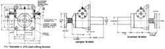 Duff-Norton - 5 Ton Capacity, 24" Lift Height, Upright Mechanical Screw Actuator - Threaded End - Caliber Tooling