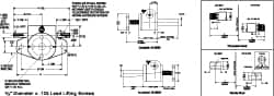 Duff-Norton - 1/2 Ton Capacity, 9" Lift Height, Upright Mechanical Screw Actuator - Top Plate - Caliber Tooling