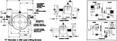 Duff-Norton - 1 Ton Capacity, 6" Lift Height, Upright Mechanical Screw Actuator - Clevis End - Caliber Tooling