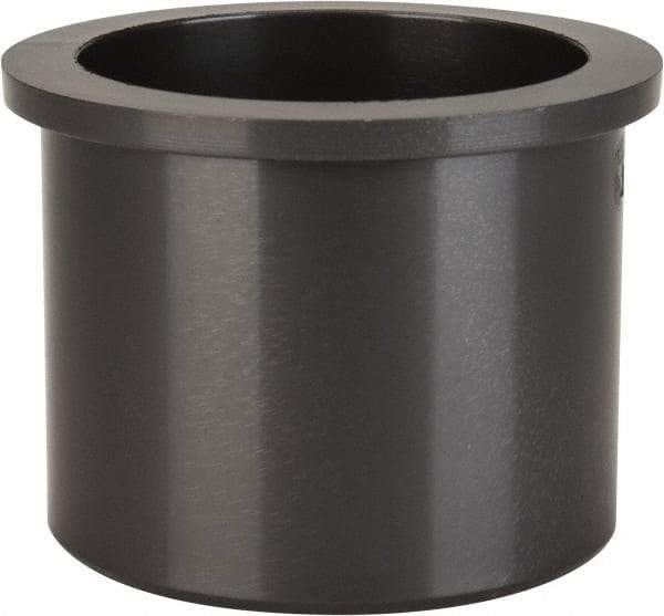 Poly Hi Solidur - 1-1/2" Inside x 1-3/4" Outside Diam, Nylon Sleeve Bearing - 2" Outside Diam, 1/8" Flange Thickness, 1-1/2" OAL - Caliber Tooling