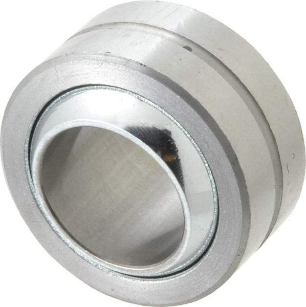 Made in USA - 1" Bore Diam, 55,200 Lb Dynamic Capacity, 1" Wide, Ball-Joint Spherical Plain Bearing - 1-3/4" OD - Caliber Tooling