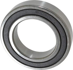 Tritan - 45mm Bore Diam, 75mm OD, Double Seal Deep Groove Radial Ball Bearing - 16mm Wide, 1 Row, Round Bore, 3,400 Lb Static Capacity, 4,720 Lb Dynamic Capacity - Caliber Tooling