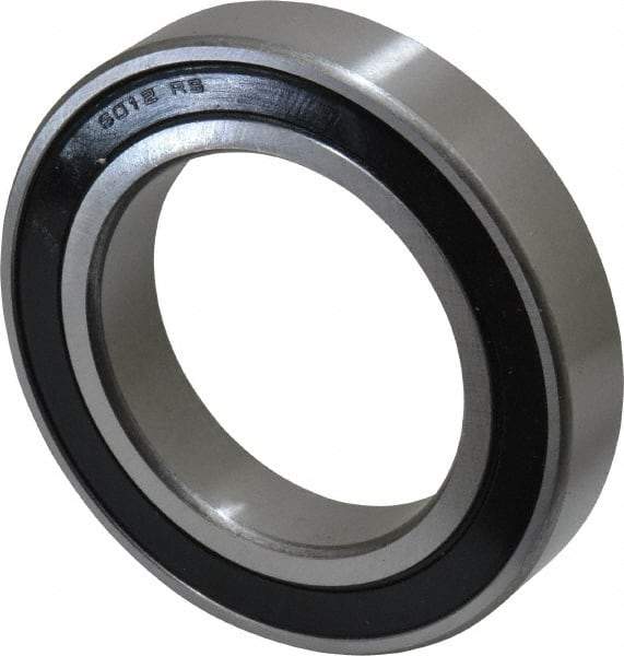 Tritan - 60mm Bore Diam, 95mm OD, Double Seal Deep Groove Radial Ball Bearing - 18mm Wide, 1 Row, Round Bore, 5,200 Lb Static Capacity, 6,600 Lb Dynamic Capacity - Caliber Tooling