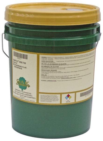 Oak Signature - Oakflo DSS 706-AFC, 5 Gal Pail Cutting Fluid - Semisynthetic, For Drilling, Milling, Reaming, Tapping, Turning - Caliber Tooling