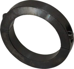 Climax Metal Products - 80mm Bore, Steel, Two Piece Shaft Collar - 4-1/4" Outside Diam - Caliber Tooling