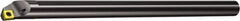 Sandvik Coromant - 23.6mm Min Bore Diam, 10" OAL, 3/4" Shank Diam, E-SCLC Indexable Boring Bar - CCMT 32.52 Insert, Screw Clamping Holding Method - Caliber Tooling