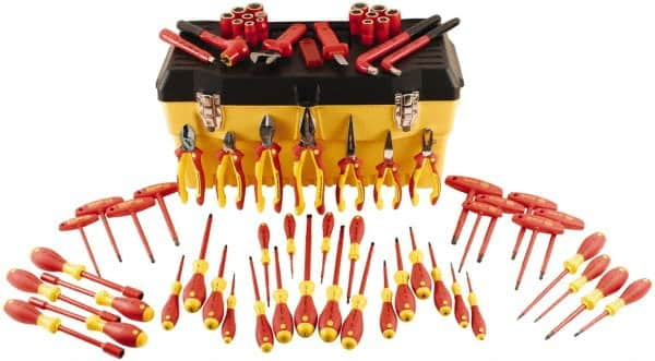 Wiha - 66 Piece Insulated Hand Tool Set - Comes in Molded Case - Caliber Tooling