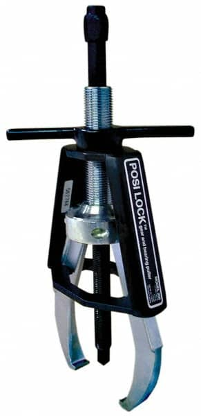 Posi Lock Puller - 7" Spread, 6 Ton Capacity, Puller - 6" Reach, 13" Long, For Bearings, Gears & Pulleys - Caliber Tooling