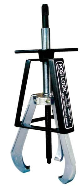 Posi Lock Puller - 25" Spread, 40 Ton Capacity, Puller - 14" Reach, 32" Long, For Bearings, Gears & Pulleys - Caliber Tooling