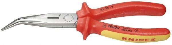 Knipex - 8" OAL, Cutting Pliers - 2-11/16" Jaw Length x 11/16" Jaw Width - Caliber Tooling