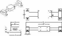 Thomson Industries - Manually Driven Linear Motion System - 36" Long x 2.13" Wide - Caliber Tooling