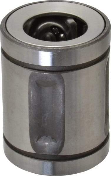 Thomson Industries - 5/8" ID, 150 Lb Dynamic Load Capacity, Closed Linear Bearing - 1-1/8" OD - Caliber Tooling