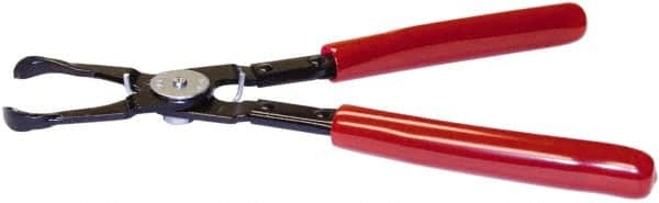 Mag-Mate - 9-3/4" OAL, Push Pin Pliers - Straight Jaw, Vinyl Coated Handles - Caliber Tooling