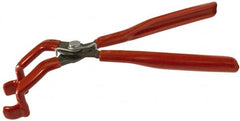 Mag-Mate - 10-1/4" OAL, Spark Plug Boot Pliers - 90° Jaw, 90 Durometer Plastic Handles - Caliber Tooling