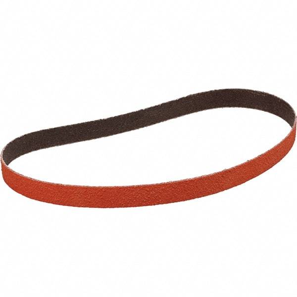 3M - 1/2" Wide x 12" OAL, 120 Grit, Ceramic Abrasive Belt - Ceramic, Coated, Cloth Backing, Series 777F - Caliber Tooling