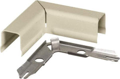 Hubbell Wiring Device-Kellems - 2.68 Inch Long x 0.9 Inch Wide x 2.68 Inch High, Raceway Elbow End - 90°, Ivory, For Use with HBL500 Series Raceways and HBL750 Series Raceways - Caliber Tooling