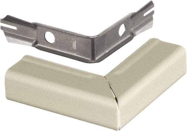 Hubbell Wiring Device-Kellems - 2.59 Inch Long x 0.9 Inch Wide x 2.59 Inch High, Raceway Elbow End - Ivory, For Use with HBL500 Series Raceways and HBL750 Series Raceways - Caliber Tooling