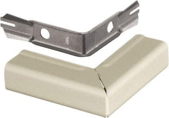 Hubbell Wiring Device-Kellems - 2.59 Inch Long x 0.9 Inch Wide x 2.59 Inch High, Raceway Elbow End - Ivory, For Use with HBL500 Series Raceways and HBL750 Series Raceways - Caliber Tooling