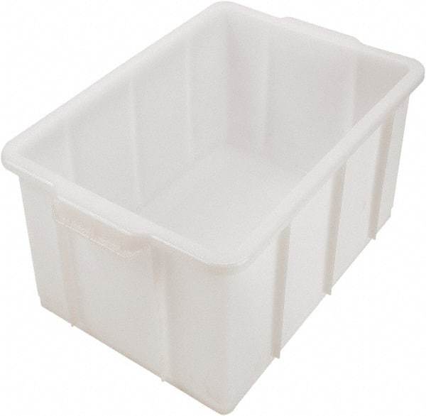 Dynalon Labware - 12.2 Gal, Clear Polyethylene Tote Container - Nesting, 23.4" Long x 14.4" Wide x 10" High - Caliber Tooling