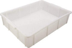 Dynalon Labware - White Polyethylene Tote Container - Stacking, 16.3" Long x 12.2" Wide x 3.8" High - Caliber Tooling