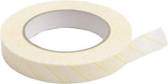 Dynalon Labware - White Paper Tape - 4-3/4" Wide x 164' Long x 3.937 mil Thick, Autoclavable with Minimum Temp 121 C/249 F, Changes Color From White to Brown - Caliber Tooling