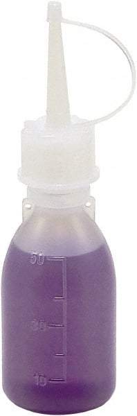 Dynalon Labware - 250 mL Dispensing Bottle - Polyethylene, Translucent, 5.1" High x 1-1/2" Diam, 15mm Cap - Caliber Tooling